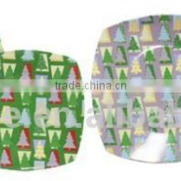 Square Shape Porcelain Plate,Ceramic Plates Wih Decal