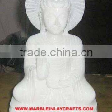 White Marble Buddha