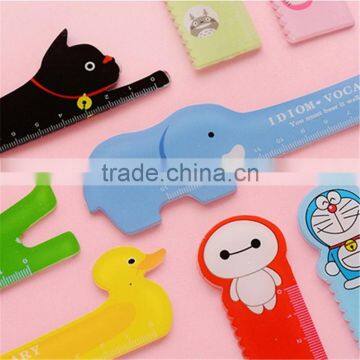 custom acrylic ruler for kids, colorful acrylic ruler with printing picture