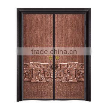 BSINI security entrance door aluminum door steel main door wood carving design(BG11-M067)