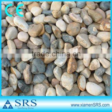 Mix natural landscaping colored crushed stone