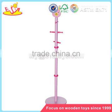 wholesale lovely design child pink coat standing hanger household necessities coat standing hanger for children W09B013