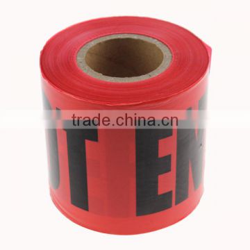 Caution And Danger Printing PE Red Warning Tape