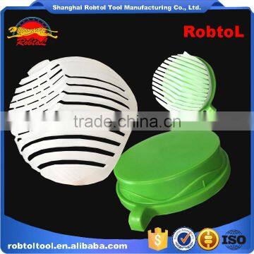 Salad Maker Vegetable Cutting Bowl Strainer Fruit Cutter Slicer Chopper Kitchen Tool PE Base PP Cover photo-3