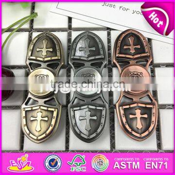 Addictive Fidget Toys Aluminum Metal Copper EDC Hand Finger Brass Spinner W01A250-S photo-3