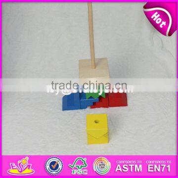 Wholesale Cheap Educational Stacking Toys Wooden Children Building Blocks W13E070 photo-4