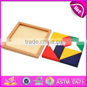 2017 Best Design 9 Pieces Classic Wooden Tangrams for Kids W14A166 photo-3