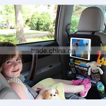 12 Compartments Larger Protection & Storage Car Back Seat Organizer for Kids