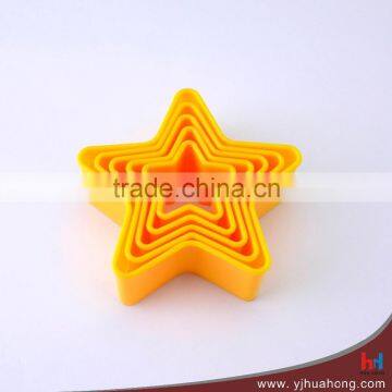 Star shaped plastic cookie cutter (HCM-P05)