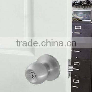 Stainless Steel Entry Privacy Passage 587 Hotel Round Knob Door Lock photo-4