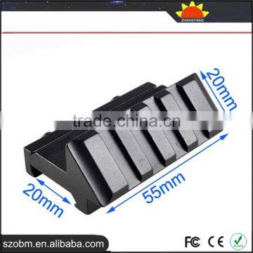 New Arrival Y0033 Alluminum Alloy 21mm Gun Mount Extend Rail Weaver Adaptor photo-2