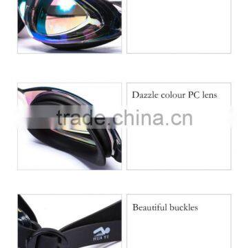Colorful Coated Swimming Goggles For Adult Unisex Swimming Eyewear photo-2