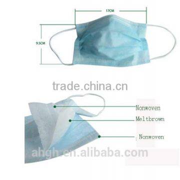 Nonwoven Face Masks 3ply with Earloop