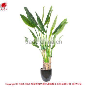 Dongguan LZY artifiical bonsai suppliers artificial banana tree with pot