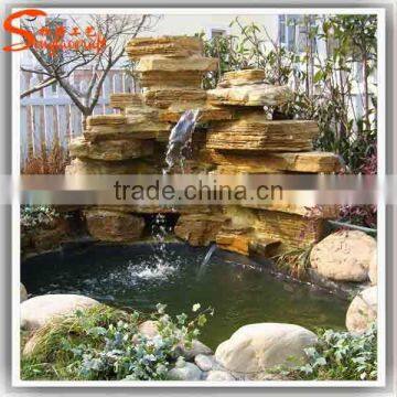 Outdoor Plastic Garden Stone Water Fountain Factory Sales Garden Fountain Cheap Wall Water Fountain Garden photo-2