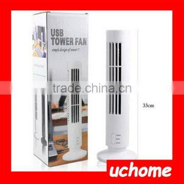 UCHOME Creative USB Mini Tower Fan Desk Fan Without Leaves For Home And Office Use photo-4