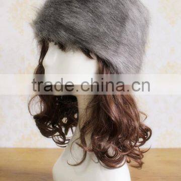 Wholesale Womenhat Winter Lei Feng Cap Snow Cap Russia Faux Fur Hat for Woman