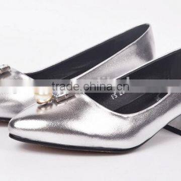 GZY Classics PU Heel Ladies Working Dress Women Shoes 1 Pair photo-6