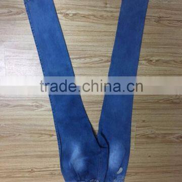 GZY Slim and Fashion Women Jeans Low Price African Hot Selling Rivet Model Fashion and Shinny Design 2017 Stock photo-2