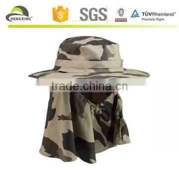 Protective removable outdoor spring summer sun hat /fisherman fishing hat/custom fishing bucket hat with string