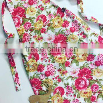 Flower Pattern Cotton Apron Baby Apron Top 100 Selling Products In photo-3