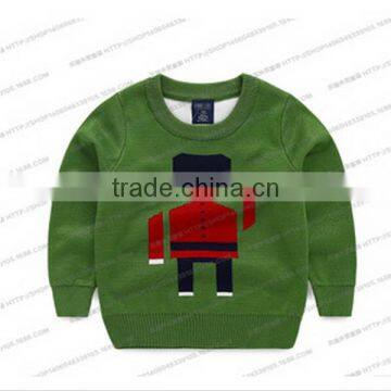 Garment Knitted Baby Wear Boys Sweater Boys Long-sleeved Cotton Crochet Sweater Pullover photo-3