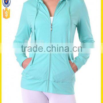Woman Fitness Wholesale Zip Up Run Hoodies Custom Fleece Gym Hoodies photo-5