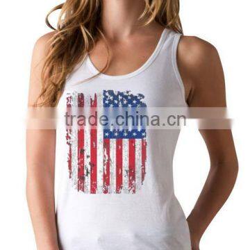 China Custom Fancy Screen Printing Sexi Imag Tank Tops for Girls photo-4
