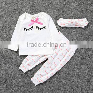 S17488A Autumn Fashion Kids Clothing Girl's Clothing Set photo-3