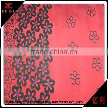 2016 china latest design good offer cotton tie fabric floral