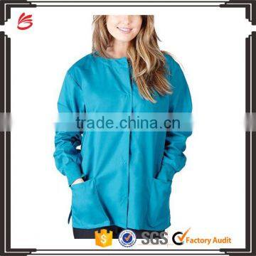 Top quality hospital nurse doctor scrub jacket suit coat