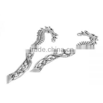 Wholesale Dragon Antique Silver Zinc Based Alloy Bookmark