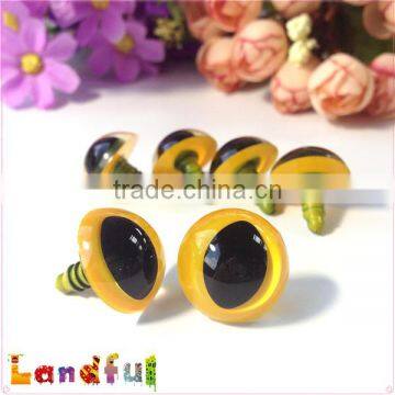 18mm Yellow Amigurumi Toys Crochet Puppet Animal Safety Craft Cat Eyes photo-3