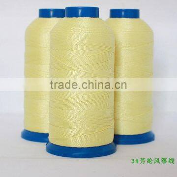 High temperature resistant aramid sewing thread