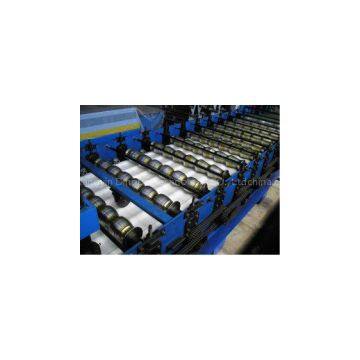Roof Sheet Tile Roll Forming Machine in Wall / Roof Construction for Outdoor Decoration
