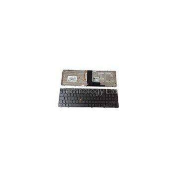 8560W Elitebook Gray HP Original Laptop Keyboard Layout , LED Backlight Keyboard