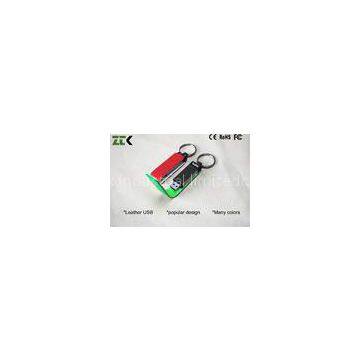 32GB Promotional Gifts Fast USB Flash Memory With Key Ring , Red / Green