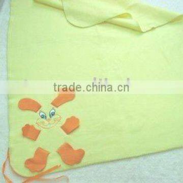 microfiber double-sided embroidered blanket