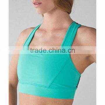 Womens Workout Padded Tops Running Yoga Stretchy Sports Bra photo-3