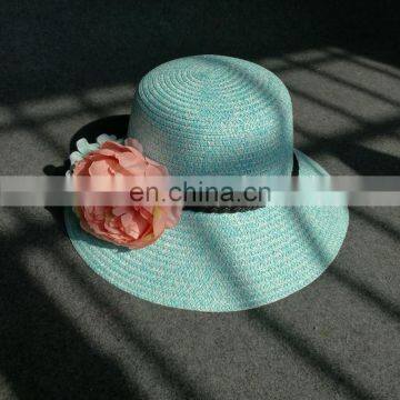 Sunshade Straw Hat Flower Basin Cap Outdoor Sun Protection Fisherman's Hat