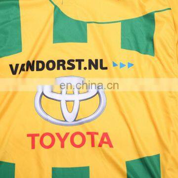 Embroidered Crest/Logo Dri-FIT Mesh Long Sleeve Football Shirts photo-3