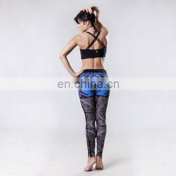 Fitness Yoga Workout Pants High Waist Yoga Pants Custom Printed Tights photo-2