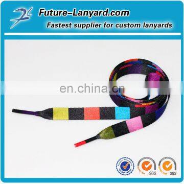 Colored flat elastic shoelaces for sale