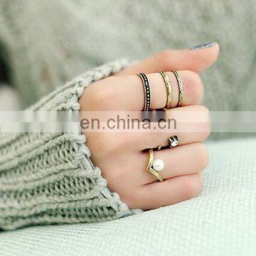Kunckle Sets Ring Open Cuff Rings Sets Finger Ring Jewellery photo-4