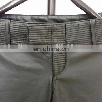 Ladies Fashion Tight Fitting Sexy Stretch Lamb Leaather Pants photo-2