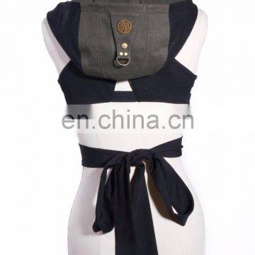 Steampunk Military Crop-top With a Hood photo-3