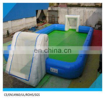 cheap price outdoor inflatable soap football field for sale