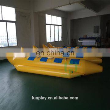 HI Hot Sale Inflatable Banana Boat,giant Water Boat Inflatable ,inflatable Water Toy