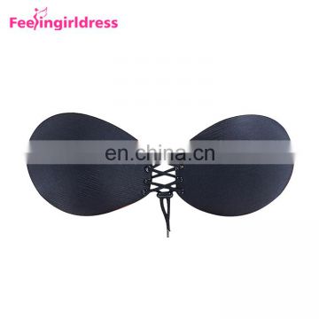 Latest Design Self Adhesive Magic Fly Sexy Strapless Push Up Bra