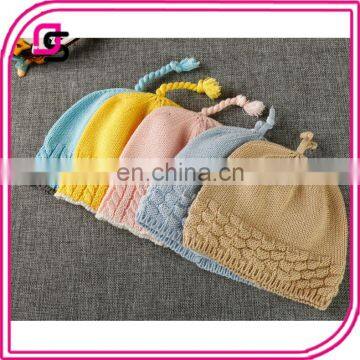 High quality hot selling baby caps knitted hat wholesale price cute baby hat